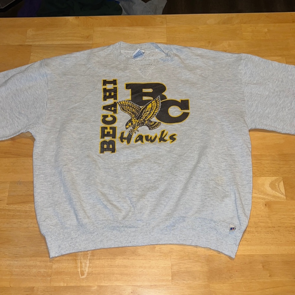 Vintage Becahi Hawks Crewneck Size XL